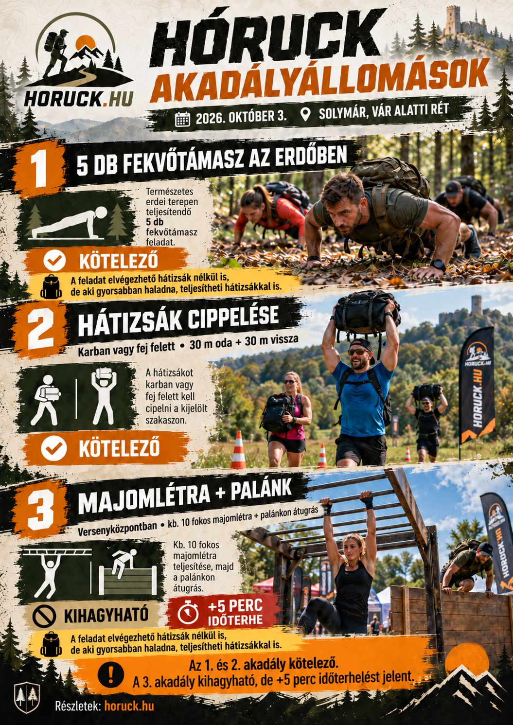 HÓRUCK Akadályok